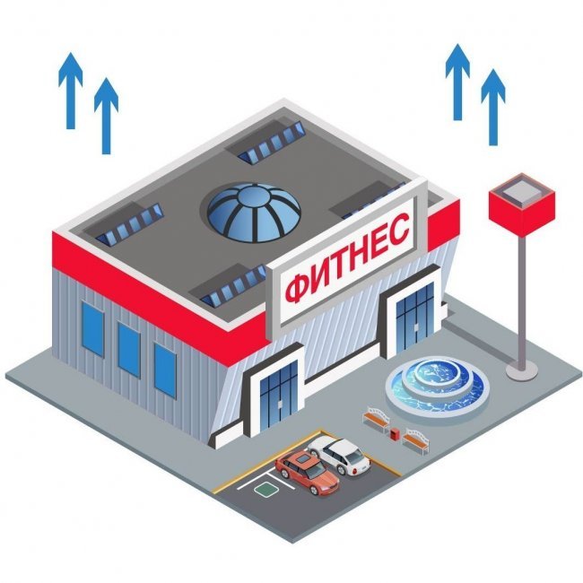 Вытяжка для спортивного зала Вытяжка для спортивного зала